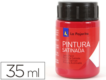 [2009944] LA PAJARITA - PINTURA LATEX CARMIN 35 ML (Ref.L-9)