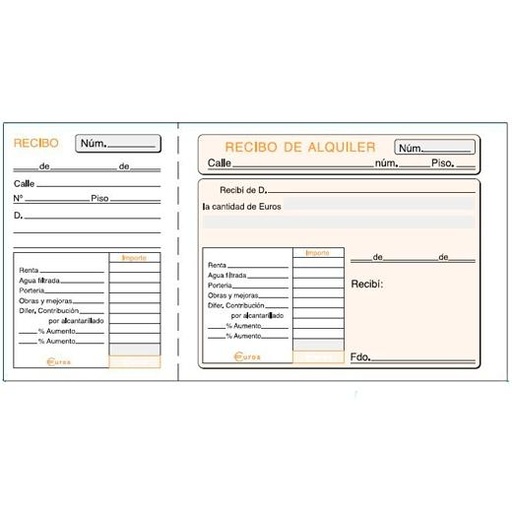 [9942737] LOAN - TALONARIO INQUILINATO (Ref.T-40)