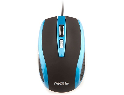 [9161316] NGS - Raton cable tick optico 800/1600 dpi 6 botones nano conexion usb azul (Ref. TICKBLUE)