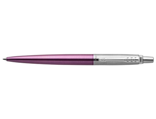 [1923320] PARKER - Bolígrafo Jotter Core Violeta CT Retráctil Acero Inoxidable (Ref.1953190)