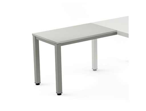 [9073061] ROCADA - Ala para Mesa rectangular Serie Executive Ala mesa Gris 100x60 cm (Ref.2107AD02)