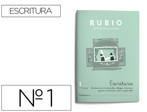 [9022482] RUBIO - Cuaderno ESCRITURA 1 (Ref.C1)