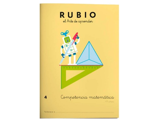 [9162532] RUBIO - Cuaderno competencia matematica 4 (Ref. CM4)