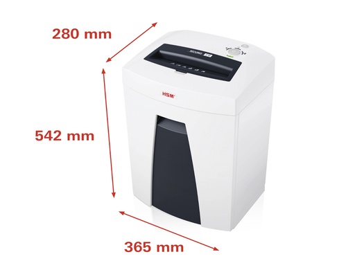[9063007] HSM - DESTRUCTORA DE DOCUMENTOS SECURIO C18 CAPACIDAD DE CORTE 9 H EN PARTICULAS DESTRUYE GRAPAS CLIPS Y TARJETAS (Ref.1913121)
