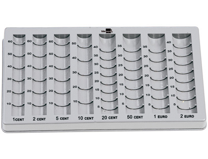 [2027266] LIDERPAPEL - PORTAMONEDAS PLASTICO EURO - SIN PINZA PARA BILLETES (Ref.PT01)