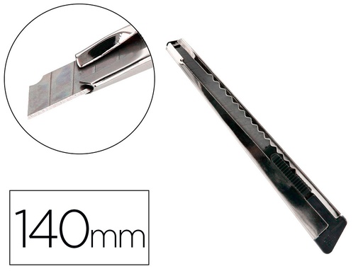 [2014858] Q-CONNECT - CUTER METALICO CON FUNDA CUCHILLA ESTRECHA (Ref.KF10940)