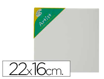 [2057235] ARTIST - BASTIDOR 1F LIENZO GRAPADO TRASERO ALGODON 100% 22X16 CM (Ref.6400365)