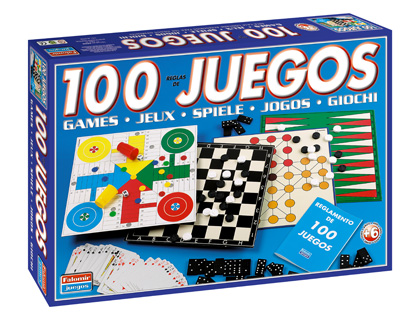 [2038213] FALOMIR JUEGOS - JUEGOS DE MESA FALOMIR -100 JUEGOS REUNIDOS (Ref.1308)