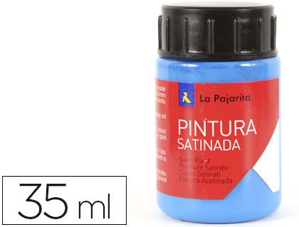 [2020401] LA PAJARITA - PINTURA LATEX CYAN 35 ML (Ref.L-26)