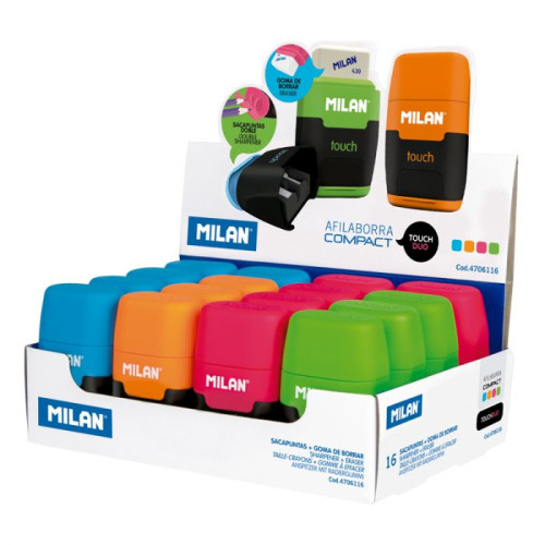 [9929765] MILAN - AFILABORRA COMPACT TOUCH DUO CAJA DE 16 UNIDADES (Ref.4706116)