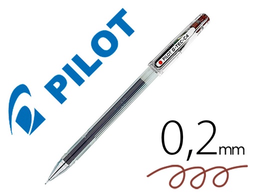[2073933] PILOT - BOLIGRAFO PUNTA AGUJA G-TEC-C4 SEPIA (Ref.BL-GC4-BN / NG4M)