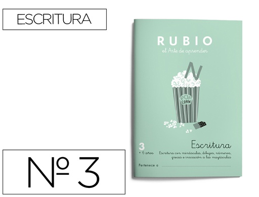 [9022484] RUBIO - Cuaderno ESCRITURA 3 (Ref.C3)