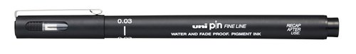 [9940963] UNI-BALL - ROTULADOR CALIBRADO PIN MANGA 0,03 mm NEGRO (Ref.230813000)