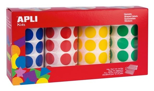 [9936141] APLI - GOMETS ROLLO 59h CIRCULO Ø 20 mm (AM-AZ-RJ-VD) 7.080 uds. () (Ref.13793)