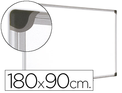 [2078130] BI-OFFICE - PIZARRA BLANCA MAGNETICA MAYA W CERAMICA VITRIFICADA MARCO DE ALUMINIO 180 X 90 CM CON BANDEJA PARA (Ref.CR1101178)