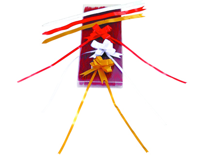 [2155617] Cinta para hacer lazos plata 130 cm x 31 mm unidad (Ref. 400105)