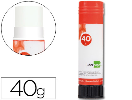 [2028011] LIDERPAPEL - PEGAMENTO EN BARRA 40 GR -UNIDAD (Ref.PE03)