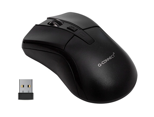 [2058570] Q-CONNECT - RATON OPTICO 1000 DPI INALAMBRICO NANO RECEPTOR USB 2,4 GHZ (Ref.KF16196)