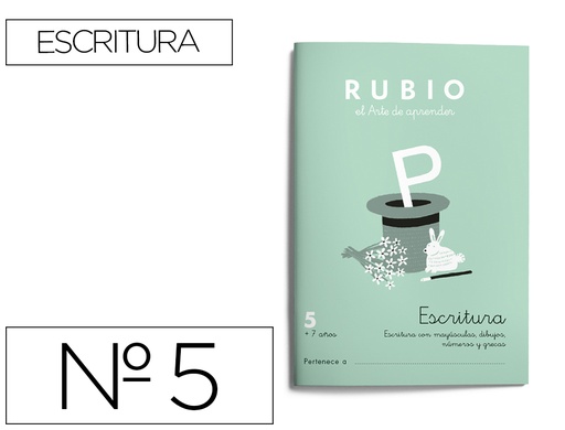 [9022486] RUBIO - Cuaderno ESCRITURA 5 (Ref.C5)
