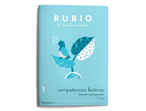 [9162524] RUBIO - Cuaderno competencia lectora 1 mundo sensaciones (Ref. CL1)