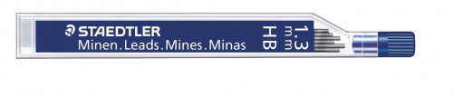 [1607114] STAEDTLER - Mina Mars Micro Carbón Estuche 6ud Trazo 1.3mm HB Carbón (Ref.250 13-HB)