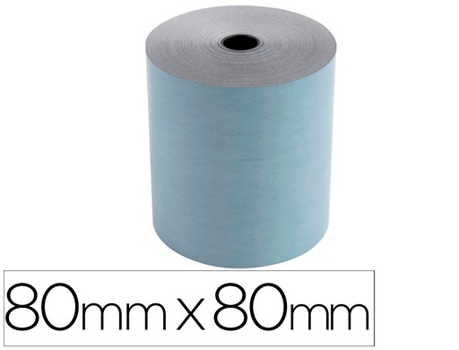 [2162339] EXACOMPTA - Rollo sumadora safe contact termico 80 mm x 80 mm 52 g/m2 (Ref. 43918E)