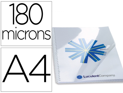 [1773495] GBC - Caja 100 PVC TRANS 180M. CR A4 CE011880 (Ref.CE011880E)