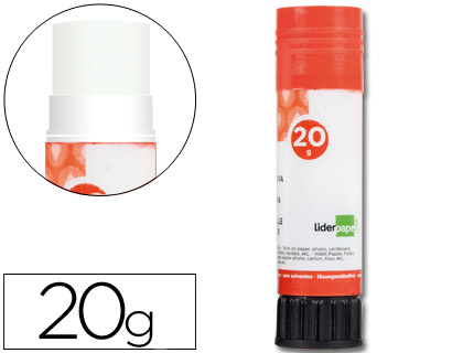 [2028010] LIDERPAPEL - PEGAMENTO EN BARRA 20 GR -UNIDAD (Ref.PE02)