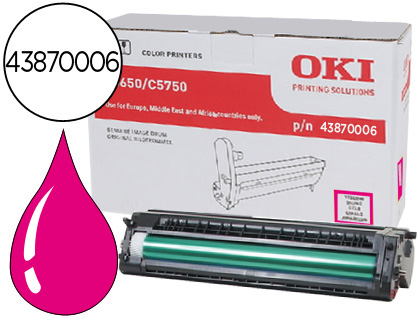 [9047307] OKI - Tambor Magenta Para C5650 / 5750 20.000pg (Ref.43870006)
