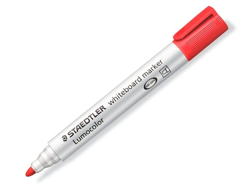 [1720942] STAEDTLER - Marcador pizarra blanca Lumocolor Compact 351 Trazo 2mm Punta redonda Rojo (Ref.351-2)