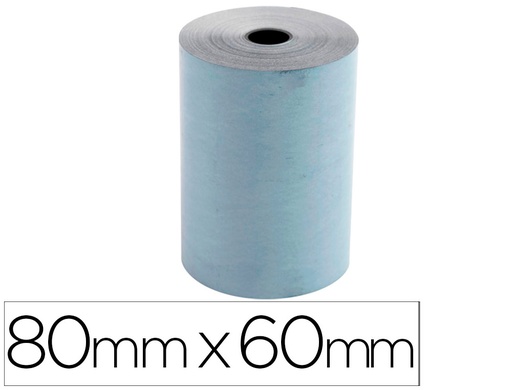 [2162338] EXACOMPTA - Rollo sumadora safe contact termico 80 mm x 60 mm 52 g/m2 (Ref. 43924E)