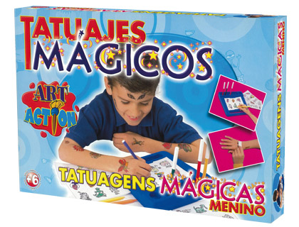 [2075428] FALOMIR JUEGOS - JUEGO DE MESA FALOMIR TATUAJES MAGICOS INFANTIL (Ref.11531)