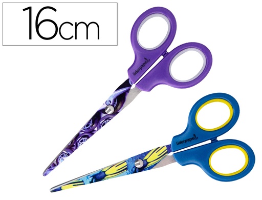 [2074844] LIDERPAPEL - TIJERA ESCOLAR X-GAMES 16 CM UNIDAD (Ref.TI10)