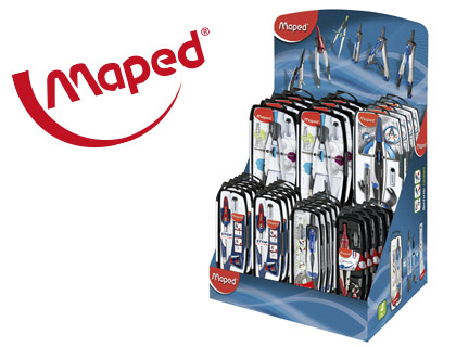 [2154797] MAPED - Compas expositor de 40 unidades surtidas (Ref. 895224)