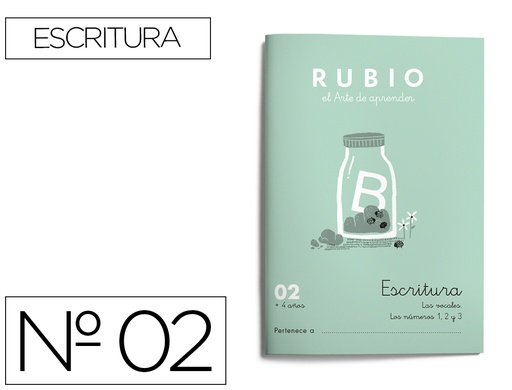 [9022473] RUBIO - Cuaderno ESCRITURA 02 (Ref.C02)