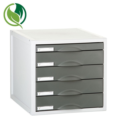 [1280706] ARCHIVO 2000 - Módulo Mod.5 5 cajones 356X316X303 Gris Cerrados (Ref.8405CGF)