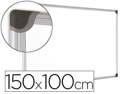 [2078129] BI-OFFICE - PIZARRA BLANCA MAGNETICA MAYA W CERAMICA VITRIFICADA MARCO DE ALUMINIO 150 X 100 CM CON BANDEJA PARA (Ref.CR0901178)
