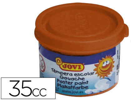 [9009660] JOVI - TEMPERAS 35ML MARRON (Ref.50312)