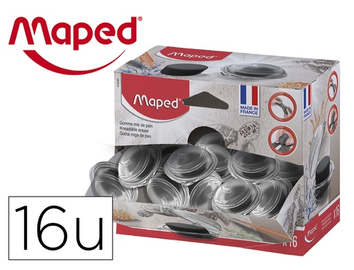 [2021886] MAPED - GOMA MIGA DE PAN -PARA CARBONCILLO -CAJA DE 18 UNIDADES (Ref.010450)