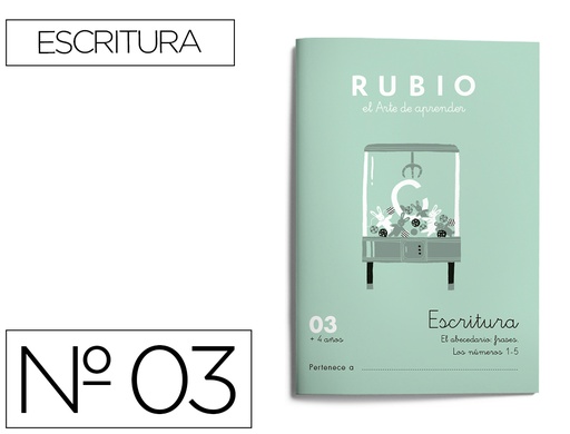 [9022474] RUBIO - Cuaderno ESCRITURA 03 (Ref.C03)