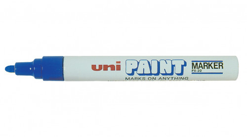 [1719376] UNI-BALL - Marcador permanente PX-20 Trazo 2.2 - 2.8 mm Punta conica Azul (Ref.545558000)