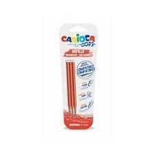 [9934203] CARIOCA - RECAMBIO OOPS BORRABLE ROJO BLISTER de 3 (Ref.4304103)