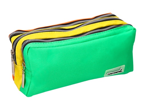 [2006299] LIDERPAPEL - BOLSO ESCOLAR PORTATODO RECTANGULAR 3 BOLSILLOS COLORES PASTELES 195X70X80 MM (Ref.PX08)