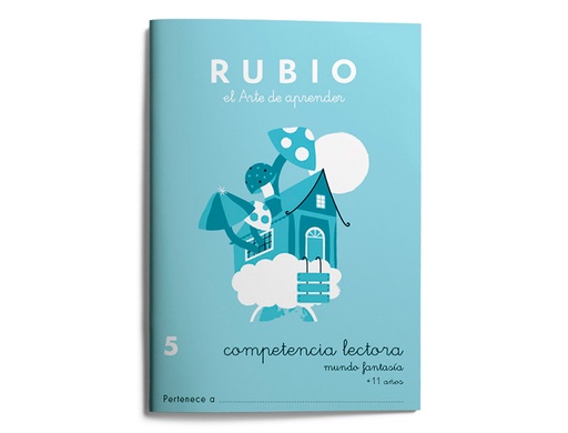 [9162528] RUBIO - Cuaderno competencia lectora 5 mundo fantasia (Ref. CL5)