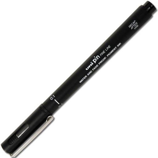 [9940981] UNI-BALL - ROTULADOR CALIBRADO PIN MANGA 0,1 mm NEGRO (Ref.389171000)