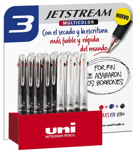 [9162256] UNI-BALL - UNIBALL - Boligrafo jetstream sport sxn-150 tinta hibrida 1,0 mm expositor de 36 unidades colores surtidos (Ref. 182634741)