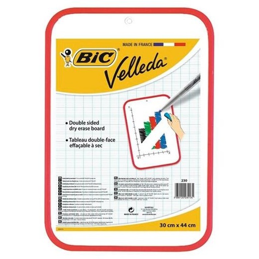 [9938653] VELLEDA - PIZARRA BLANCA 30x44 cm (Ref.812105)