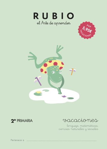 [9162507] RUBIO - Cuaderno vacaciones repaso materias 2º primaria (Ref. VAC2P)