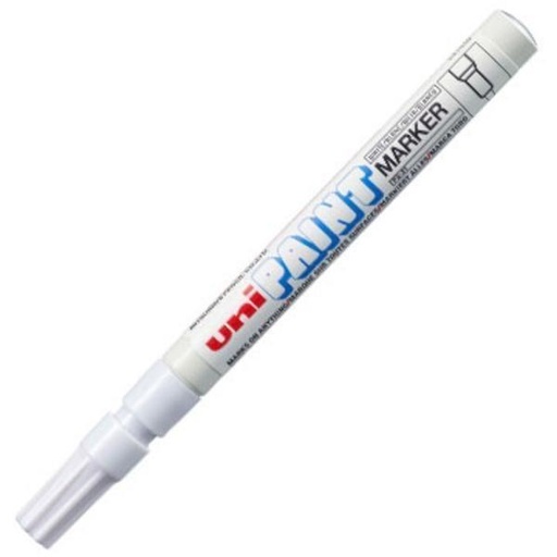[1718990] UNI-BALL - Marcador permanente PX-20 Trazo 2,2 - 2,8 mm Punta conica Blanco (Ref.545491000)