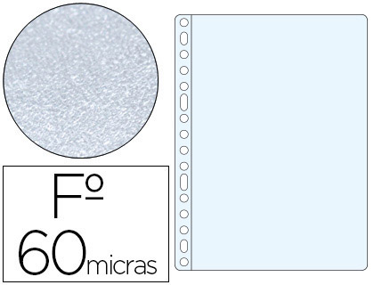 [2063972] ESSELTE - FUNDA MULTITALADRO FOLIO POLIPROPILENO 60 MC PIEL DE NARANJA CAJA DE 100 UNIDADES (Ref.623896)